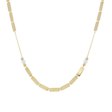 Collier Rectangle Or 375 