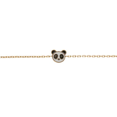 Bracelet Panda Plaqué Or...