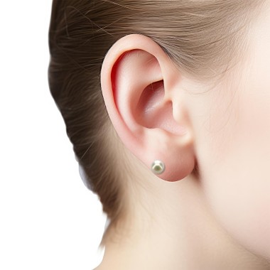 Boucles d'oreilles Perle Or 375 5mm