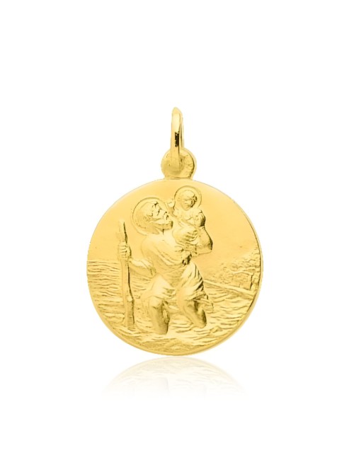 Médaille Saint Christophe Or 750