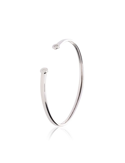 Jonc Or 750 Diamant 0.030ct