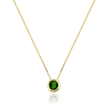 Collier Chrome Diopside Or 375
