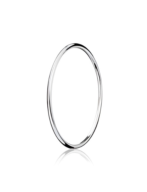 Jonc Massif Argent 60mm