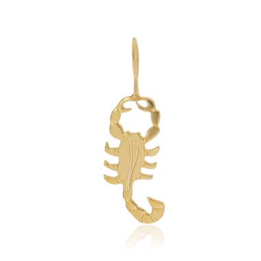 Pendentif Astrologique Scorpion Or Jaune 375