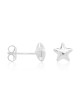 Boucles d'oreilles Clou Motif Étoile Argent