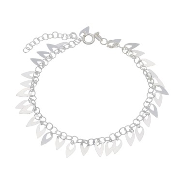 Bracelet Pampille Poire 21cm Argent