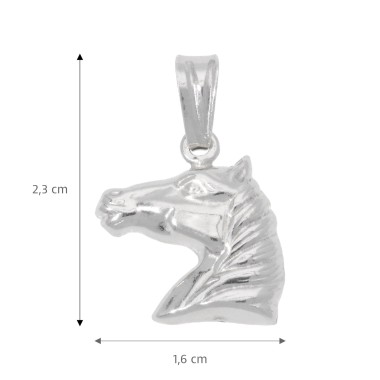 Pendentif Cheval Argent