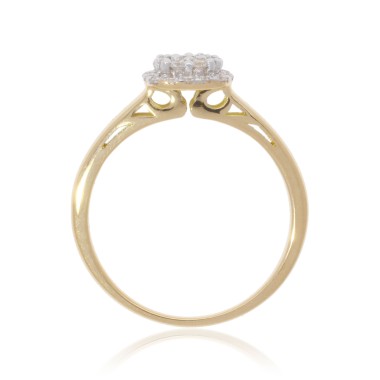 Bague Solitaire Or 750 Diamant Laboratoire 0.330ct